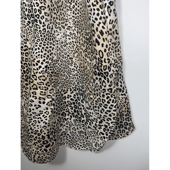 Chico's Blouse Shirt Women's Sz 2 100% Linen Animal Print Sleeveless Tunic - Picture 4 of 9